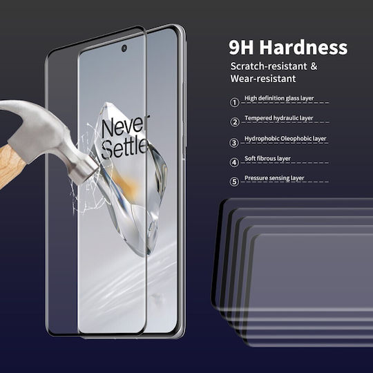 Enkay Full Tempered Glass Oneplus 12 5g Black