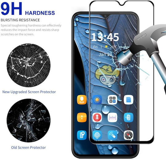 Enkay Easy Install Full Glue Tempered Glass Samsung Galaxy A26 5g Black