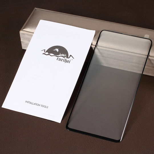 Full Tempered Glass Samsung Galaxy S10 Plus Black Not Fingerprint Unlock