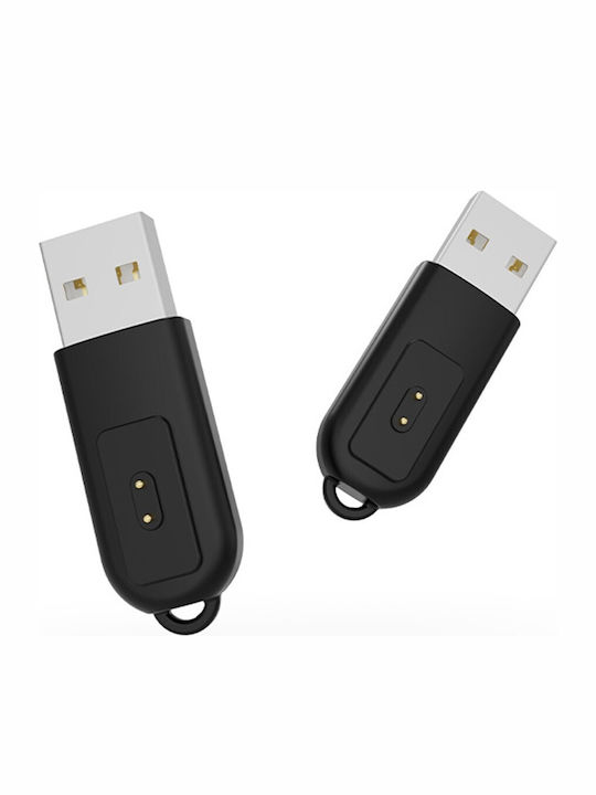 Band 2 Φορτιστής για Xiaomi Redmi Band 2, Redmi Watch 3 Lite, Redmi Watch 3 Active, Smart Band 8 Pro, Smart Band 8 Active, Redmi Watch 4, Mi Band 9, 9 Pro, Redmi Watch 5 Μαύρος