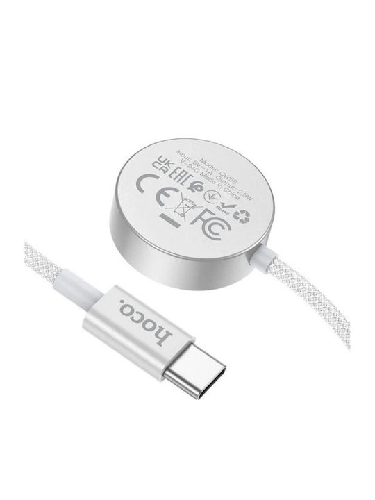 Hoco Cw59 Φορτιστής για Apple Watch, Samsung Watch Λευκός
