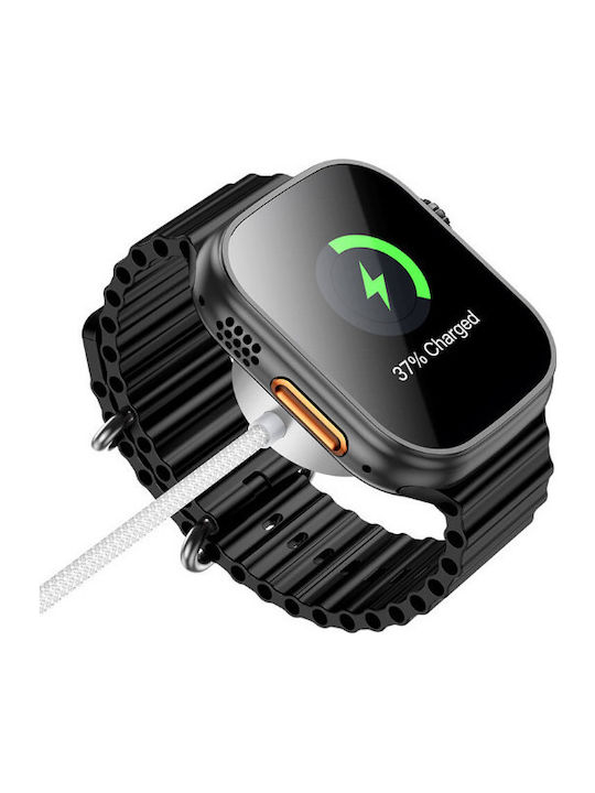 Hoco Cw59 Φορτιστής για Apple Watch, Samsung Watch Λευκός
