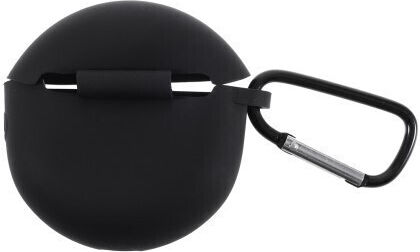 Hülle Silikon mit Haken in Schwarz Farbe für Huawei FreeBuds 3