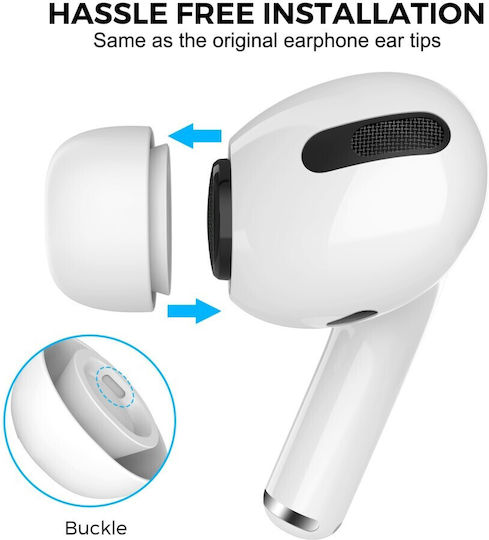 Καλύμματα Σιλικόνης σε Λευκό χρώμα για Apple AirPods Pro 2