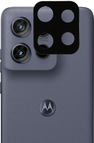 Techsuit Τζαμάκι Κάμερας Μαύρο για Motorola Edge 60 Fusion