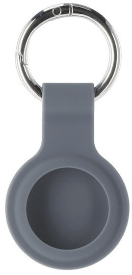 SBS Keyring Калъф за ключодържател Силикон за AirTag Dark Gray