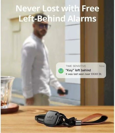 Eufy SmartTrack Link Apple Find My Μαύρο 4τμχ με Εντοπισμό Smartphone