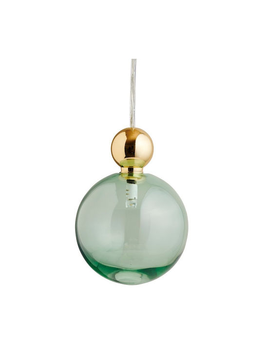 Ebb & Flow Pendant Light Transparent with Socket G4 10x10cm