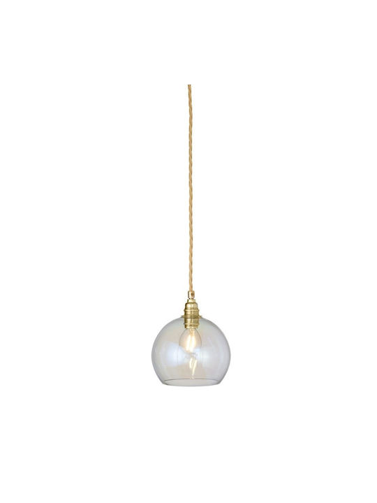 Ebb & Flow Pendant Light Pink with Socket E14, E.14 15.5x15.5cm