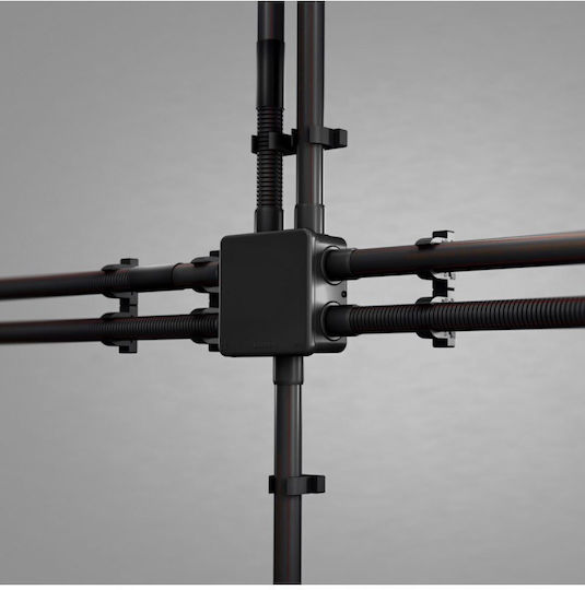Kouvidis Conductă electrică cu diametrul 25mm din plastic 1m