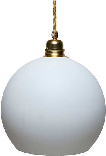 Ebb & Flow Pendant Light Brown with Socket E27 22x22cm