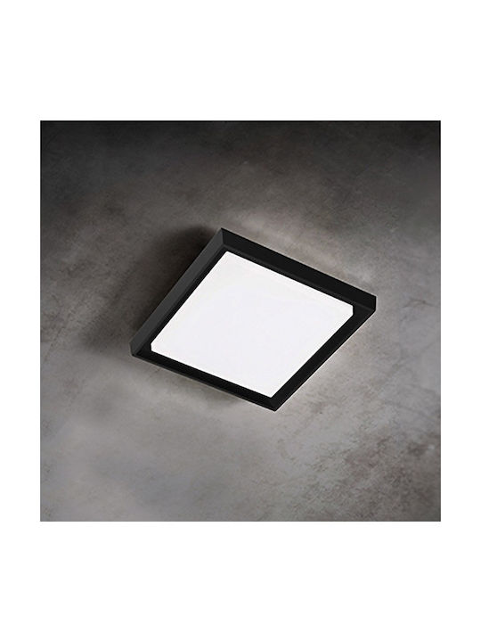 Zafferano Outdoor Ceiling Flush Mount with Integrated LED in White Color LD0136B3