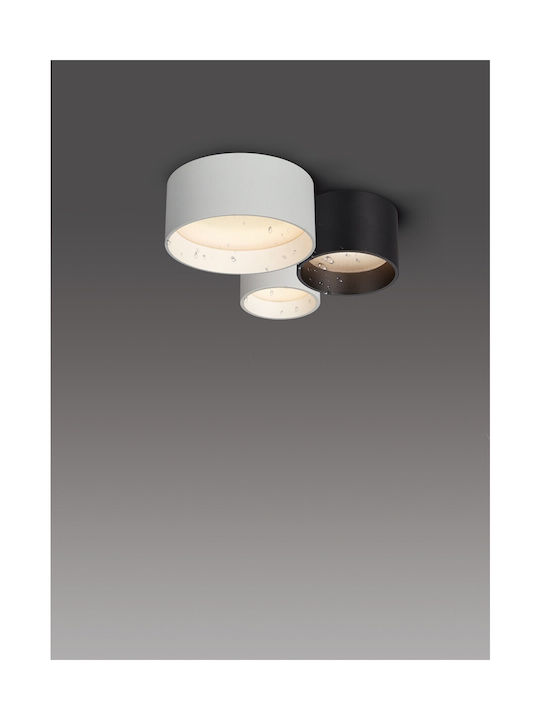 VK Lighting Σποτ Οροφής Εξωτερικού Χώρου με Ενσωματωμένο LED σε Μαύρο Χρώμα 75169-058721