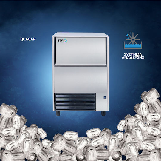 ITV Ice Makers Mașină de gheață cu funcția Agitare și producție zilnică de 83kg Quasar Ngq 90a