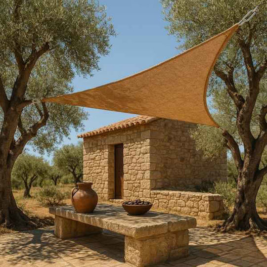 Showood Τρίγωνο Πανί Σκίασης 3.6m 420gr/m²