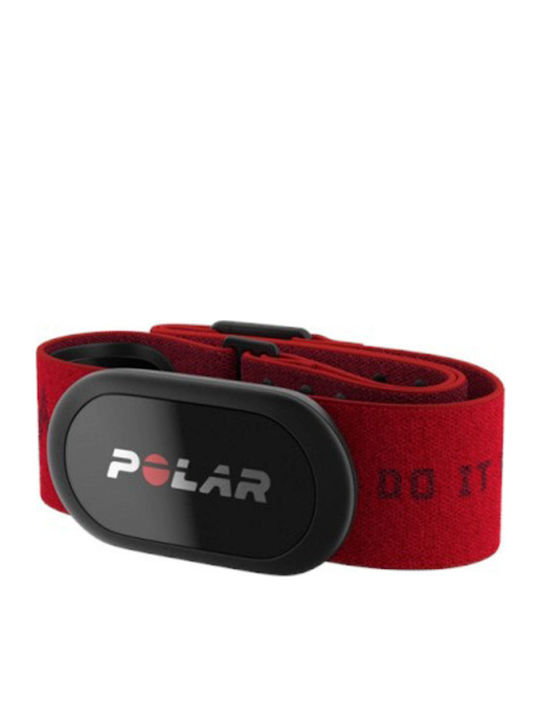 Polar H10 Potrivită pentru înot Curea pentru Ritmul Cardiac Pieptului 93cm în culoarea Roșu