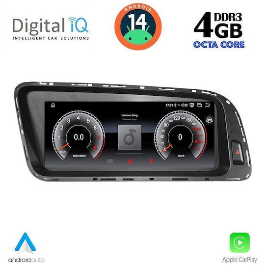 Digital IQ Car Audio System for Audi Q5 2009-2016 (Bluetooth/USB/WiFi/GPS/Apple-Carplay/Android-Auto) with Touch Screen 8.8"