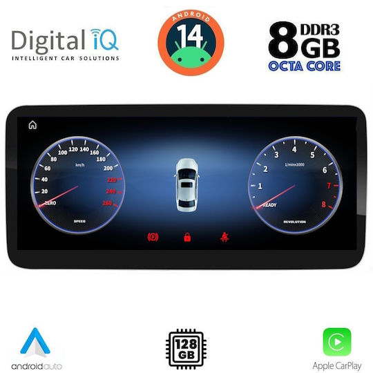 Digital IQ Auto-Audiosystem 2014-2021 (Bluetooth/USB/WiFi/GPS/Apple-Carplay/Android-Auto) mit Touchscreen 12.3"