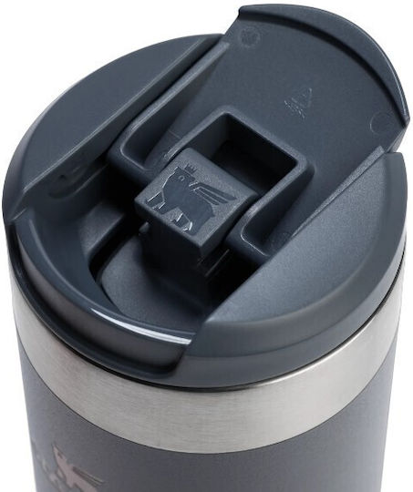 Stanley AeroLight Transit Mug Glass Thermos Stainless Steel BPA Free 470ml Blue Grey