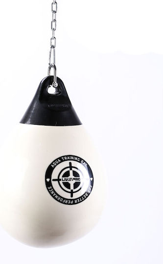 Live Pro Synthetic Speed Punching Bag 4kg White