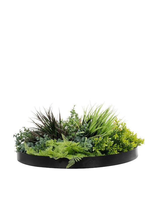 GloboStar Изкуствена панелна листва 50x23см Garden