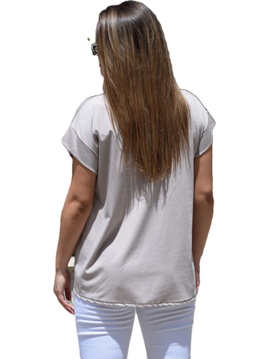 Women's Blouse Beige-nude