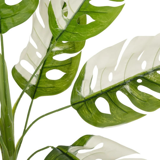 Künstliche Pflanze im Topf Monstera Grün 90cm in Box GloboStar