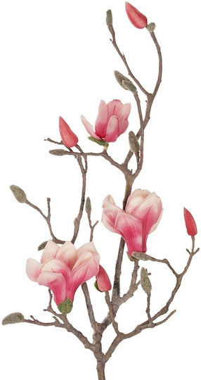 Ramură Decorativă Artificială Magnolia White 110cm GloboStar