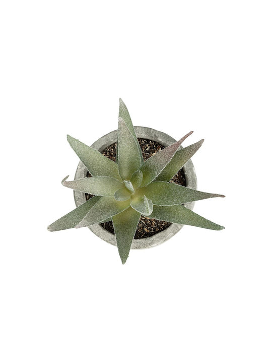 Artificial Plant in Small Pot Aloe Green 12cm in Box GloboStar