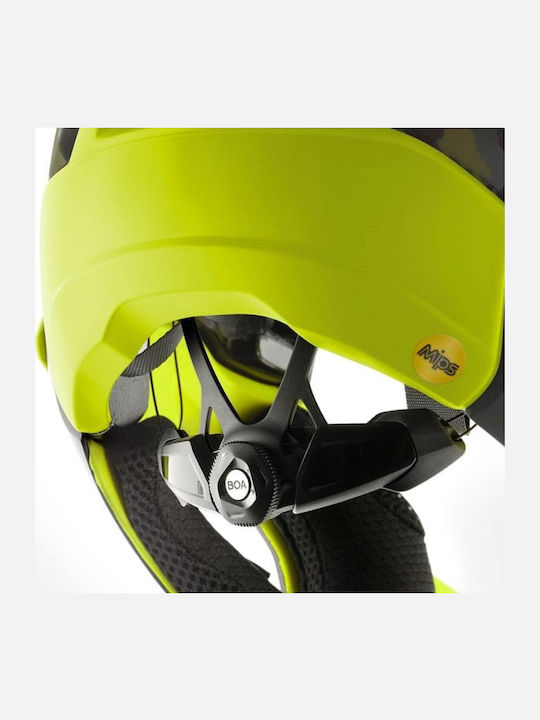 MET Parachute MCR Full Face Κράνος Ποδηλάτου Downhill / Βουνού Camo Lime Green/Matt Glossy
