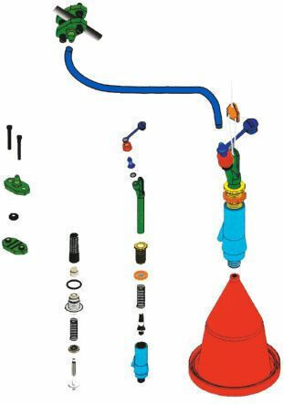 Ktiniatrikos Kyklos Automatic Watering Can for Birds 38x38cm.