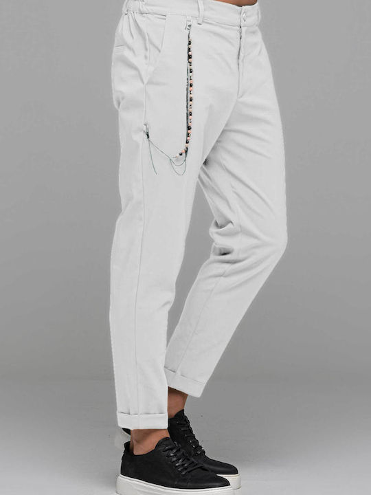 Kowalski Pantaloni Elastic White