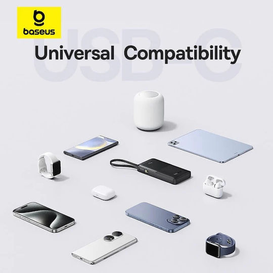 Baseus Bipow 2 Power Bank 10000mAh 20W Black