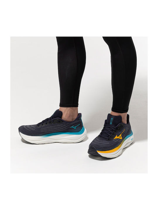 Wave Sky Sport Shoes Running Blue Color