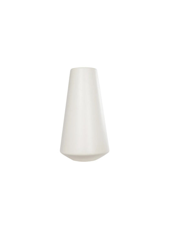 GloboStar Consoli Pot Ceramic Beige 14x14x25cm.