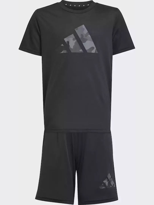 Kids' Set with Shorts Summer 2pcs Black