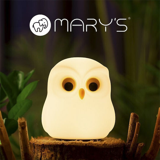 Mary's Led Παιδικό Διακοσμητικό Φωτιστικό Λευκό 9.9x9.7x11.2εκ.