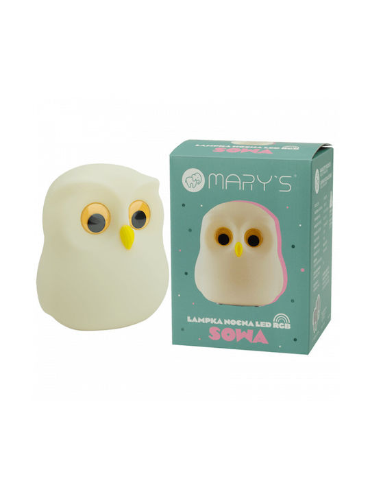 Mary's Led Παιδικό Διακοσμητικό Φωτιστικό Λευκό 9.9x9.7x11.2εκ.