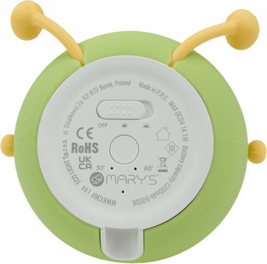 Mary's Night Light LED Pear Power Green