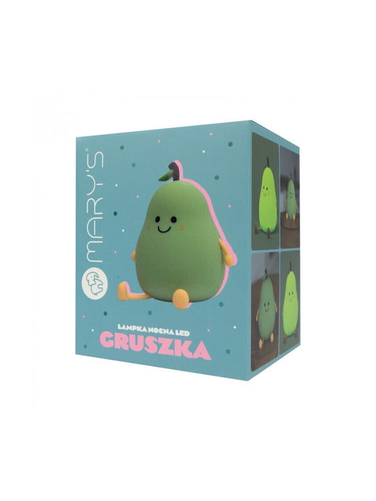 Mary's Φωτάκι Νυκτός LED Pear Ρεύματος Πράσινο