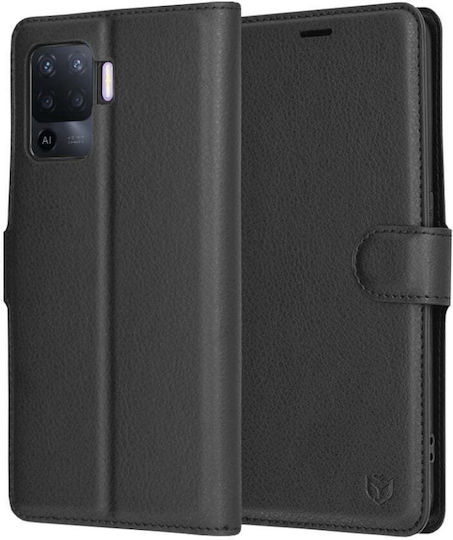 Book Leather Black (Oppo A94)
