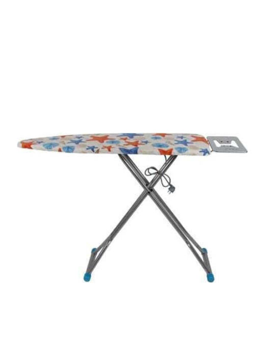 Masă de călcat pentru fier de călcat cu abur Compact cu priză 112x36cm