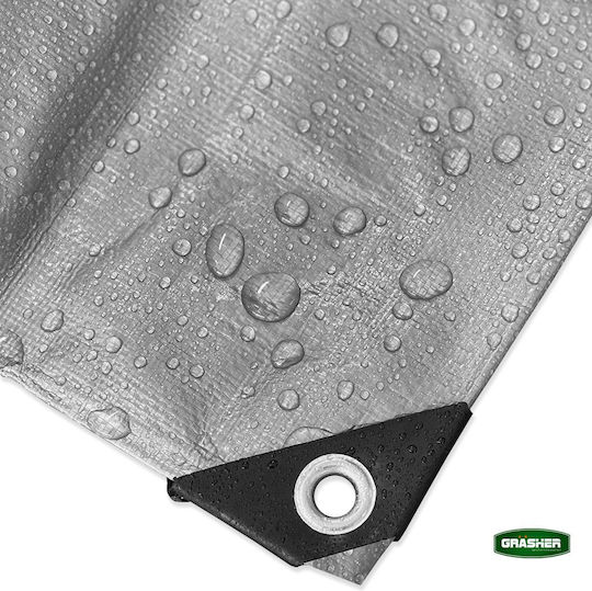 Grasher Impermeabil Prelată 120gr/m² 12x8m. Tip de lumină Gri
