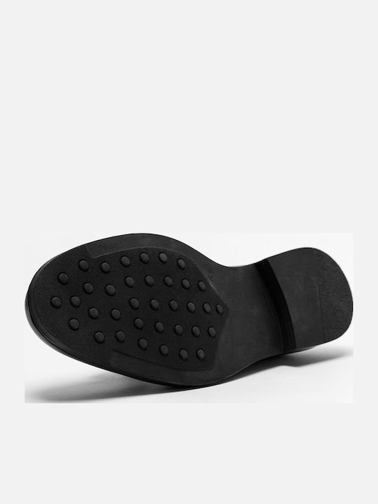 Men's Leather Loafers Black