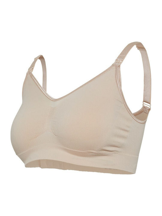 Carriwell Maternity & Nursing Bra with Clips Black/Beige