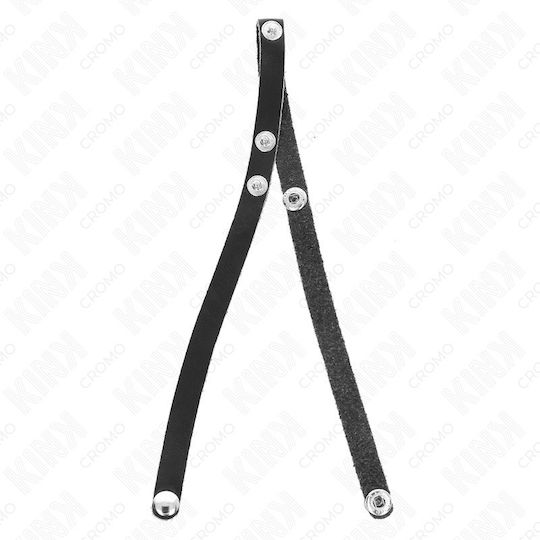 Kink Ring Schwanz Leder Schwarz