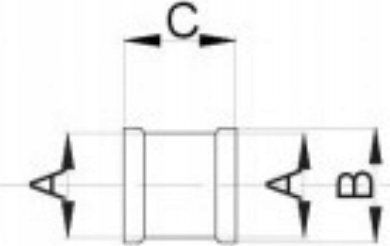 Hydroland Съединител за въздуховод 3/4" / 4" ŁC.M.20