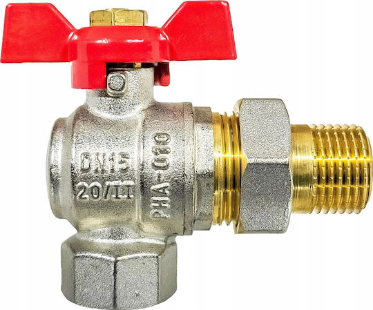 Perfexim Pha-010 Valvă Sferică Cu Filet Cat Pn30 1/2 Mâner Roșu