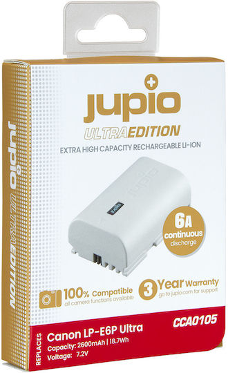 Jupio Battery Lp-e6p Ultra 2600mAh 6A Continuous Discharge