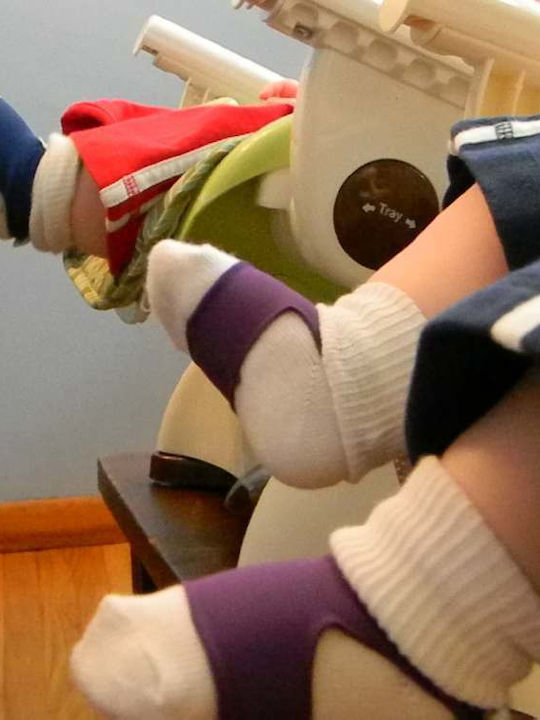Dribble Ons Kindersocken White